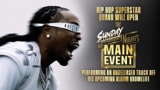 Суперзвезда хип-хопа Quavo откроет Sunday Night's Main Event