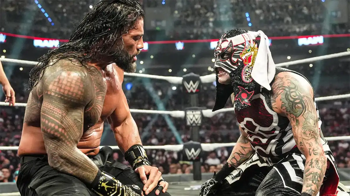 Реакция за кулисами WWE на выступление Пенты в матче с Романом Рейнсом